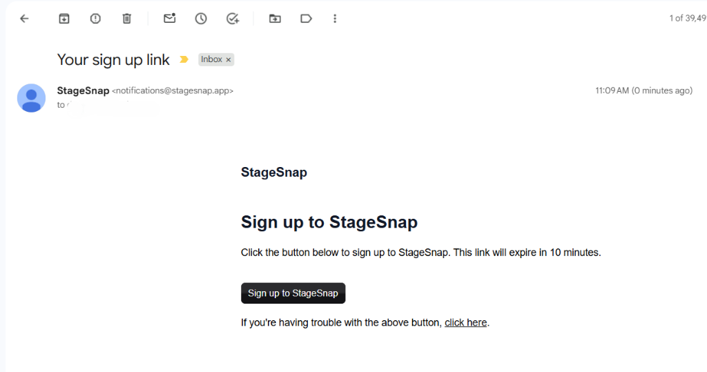 Verification Email