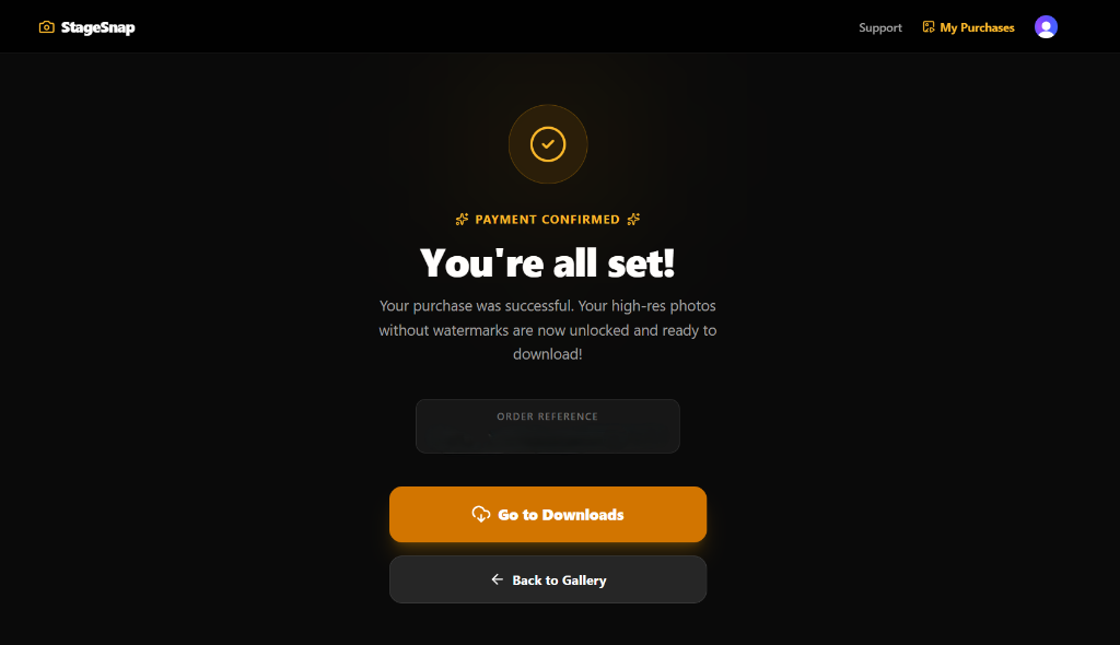Success Page